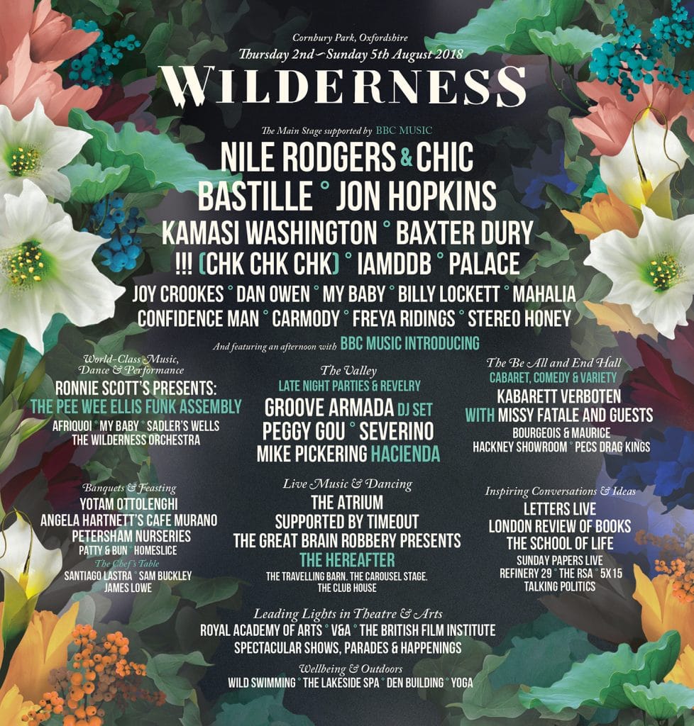 Wilderness 2018 - uk rnb soul music festivals