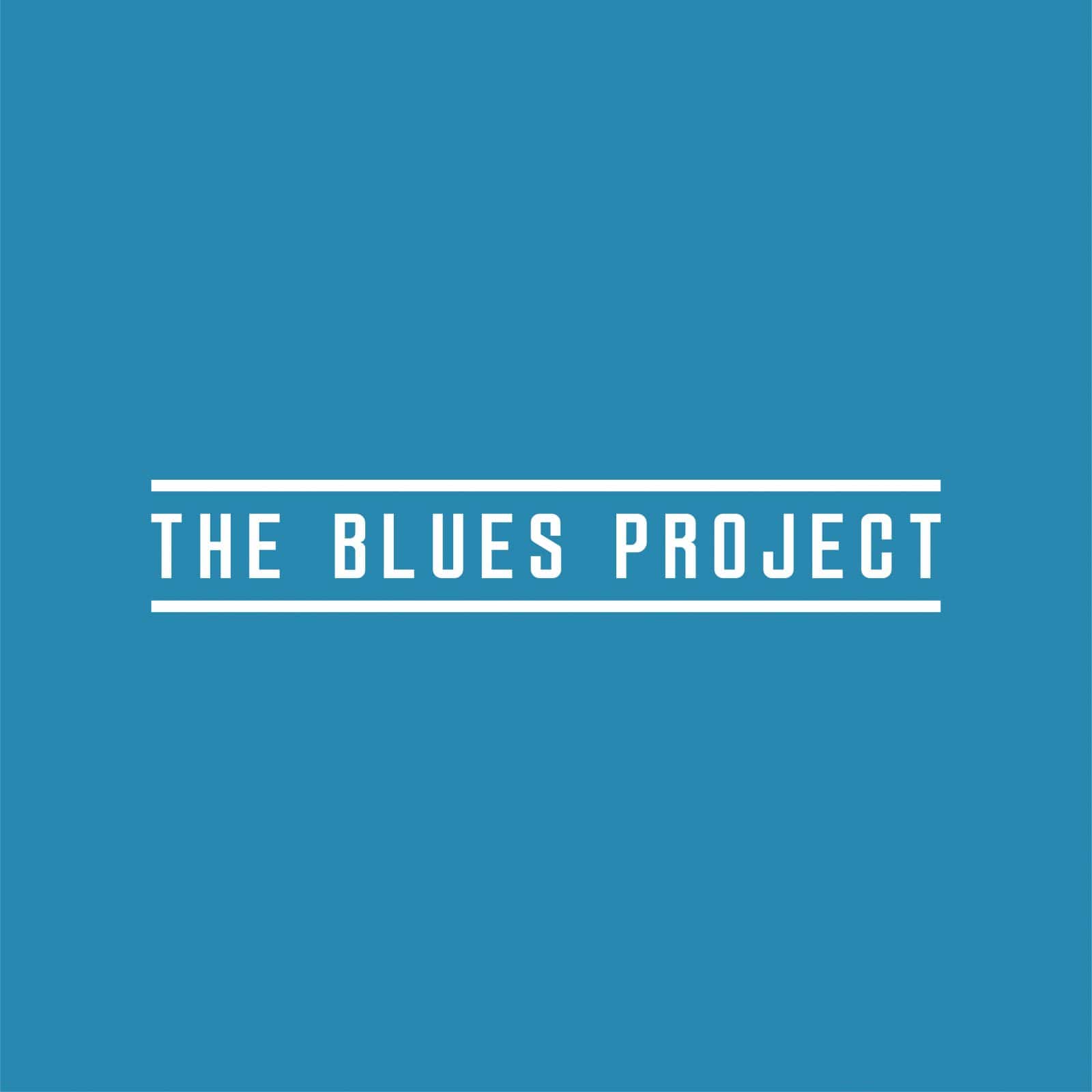 Blues Project Logo Social Blue Background 2 