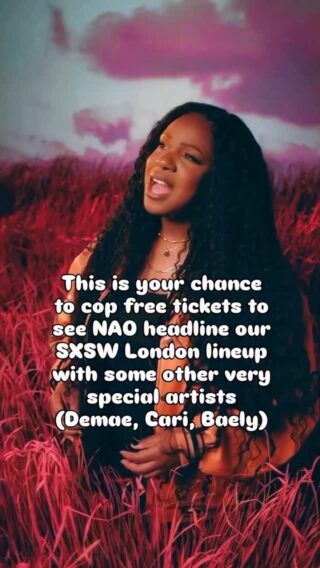 The ultimate night of R&B🔥Your chance to be one of 5 lucky winners

We're giving away 5 pairs of free SXSW London wristbands for our show headlined by Nao on Wed 4 June 

How to enter (must complete all 4):
1. like this post
2. tag the friend you'd bring in the comments
3. share this reel to your stories 
4. sign up at the giveaway 🔗 in our bi0

TBP Members get an exclusive disc0unt. 'J0IN N0W' at the 🔗 in our bi0

Comp closes Tues 27 May
🛑 Winner will be contacted by email from info@thebluesproject.co not IG DMs